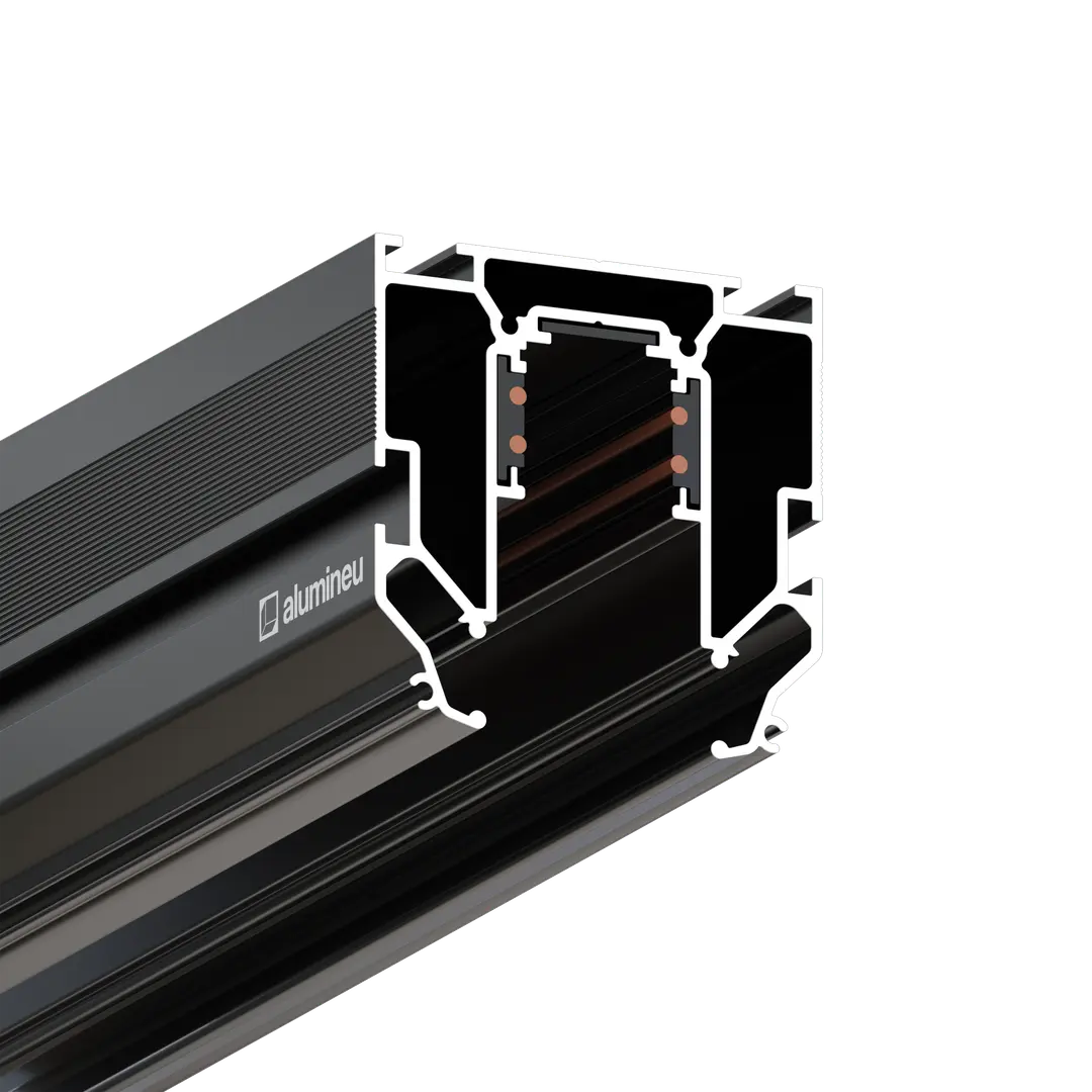 Profil MAGTRAK X508, Schwarz matt, Detailansicht