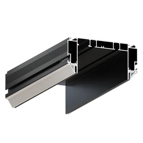 Profil TISSURE Z405, Schwarz matt, Hauptansicht