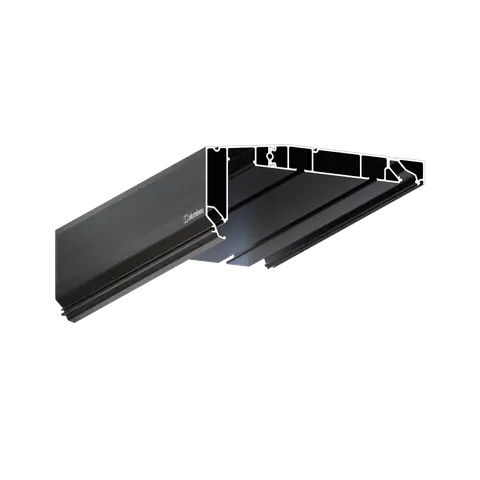 Profil CURTINA X412, Schwarz matt, Hauptansicht